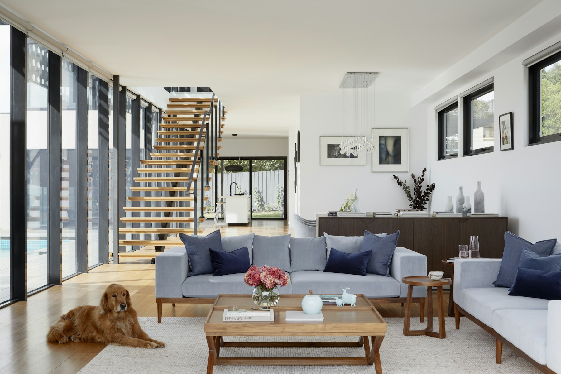 Warm modern interior